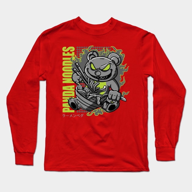 The Hungry Panda Long Sleeve T-Shirt by Styleinshirts